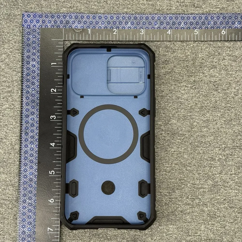Nillkin CamShield Armor Case iPhone 14 Pro Max Blue Heavy Duty Ring Kickstand